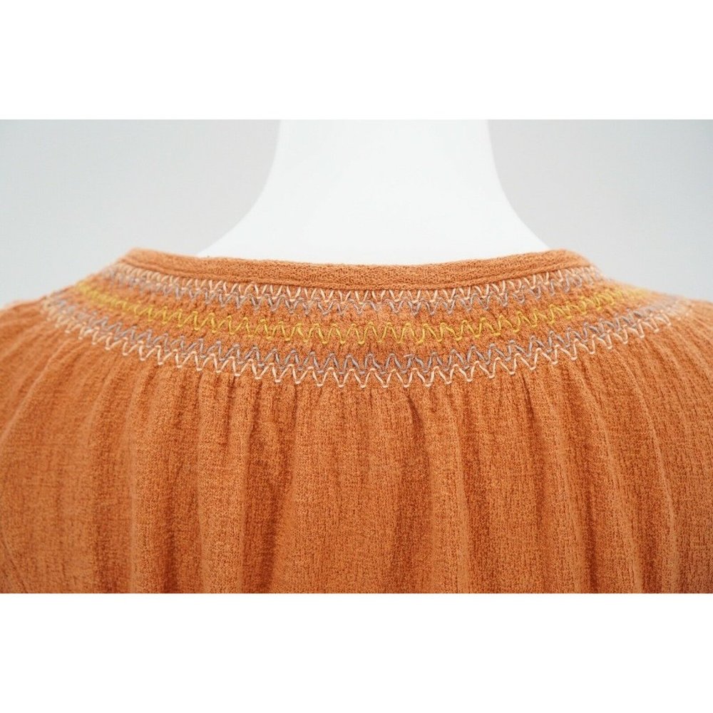Madewell Superlight Jacquard Embroidered Smocked T - Picture 7 of 12